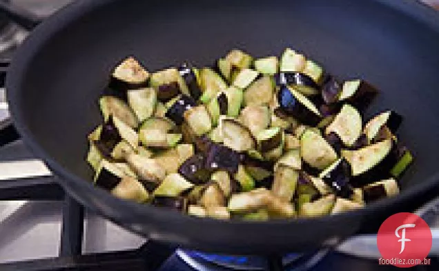 Berinjela Curry Verde