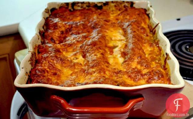 Berinjela Assada E Lasanha De Cogumelos Portobello