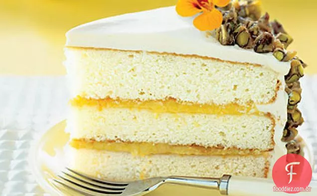 Bolo De Trituração De Limão-Pistache