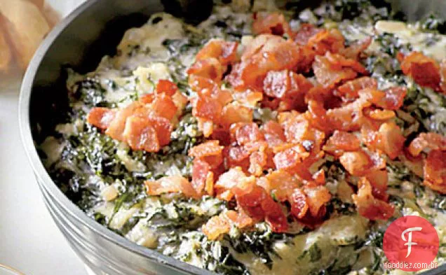 Quente couve-e-Asiago Dip