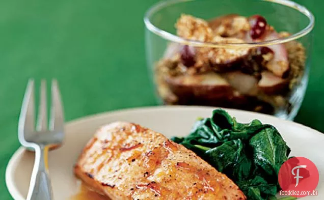 Salmão Vitrificado Com Citrinos