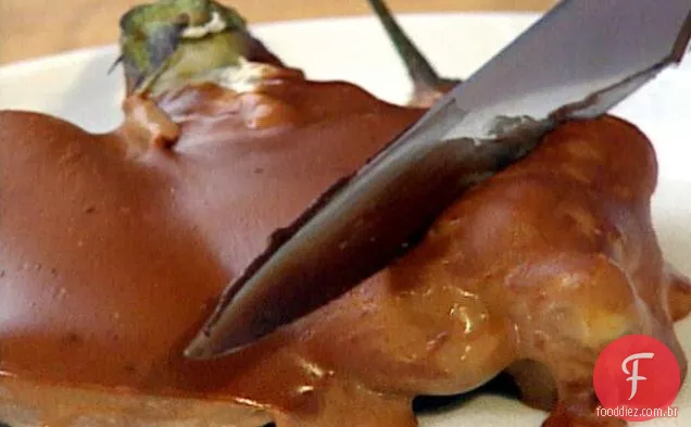 Beringelas assadas em Chocolate
