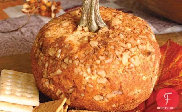 Uma Grande Bola De Queijo De Abóbora