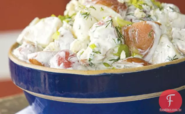 Salada De Batata Com Queijo Azul