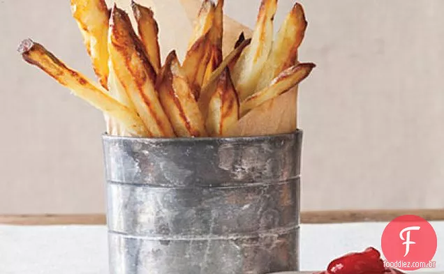 Batatas Fritas Do Forno Do Zero