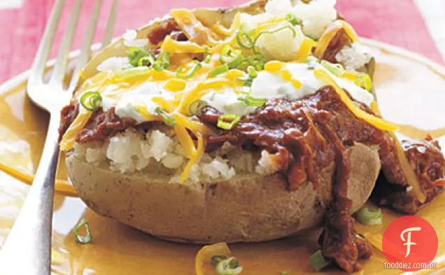Batatas Recheadas Com Churrasco