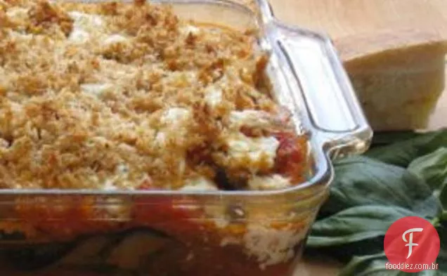 Berinjela E Frango Parmesão
