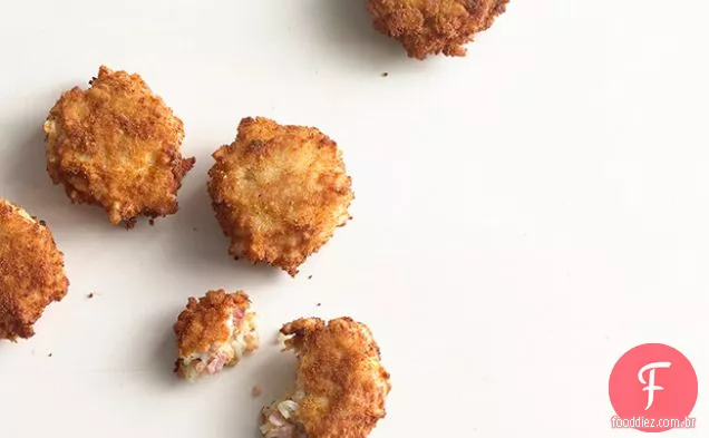 Croquetes de presunto e arroz