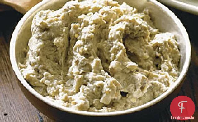 Baba Ghanouj (berinjela e purê de tahine ) 