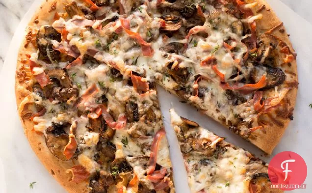 Cogumelo-Prosciutto Pizza