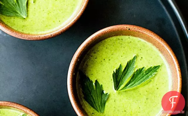Lovage e sopa de alface