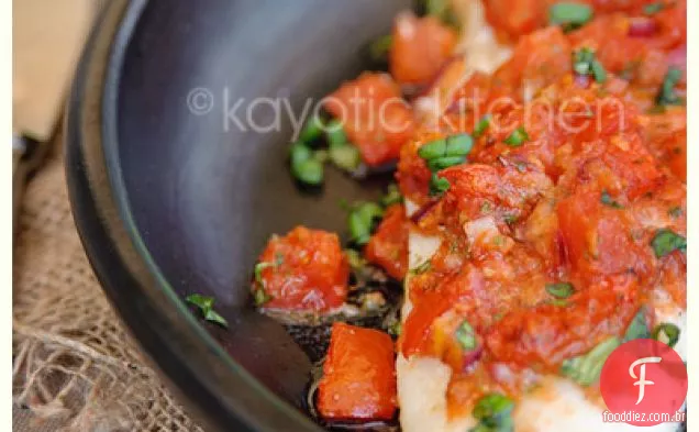 Bacalhau com um toque de Salsa