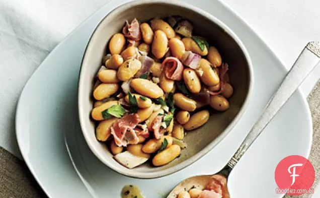 Feijão branco com Prosciutto