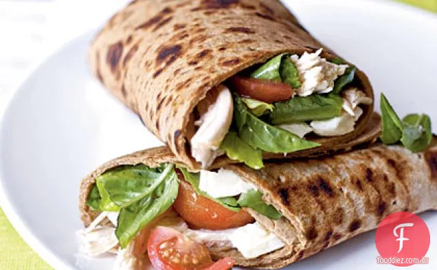 Caprese envolve com frango