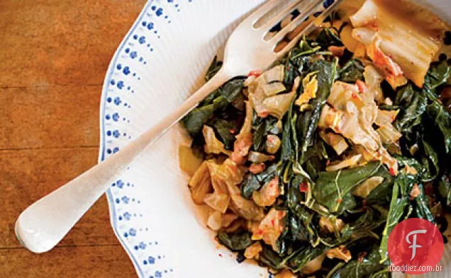 Collard e Kimchi