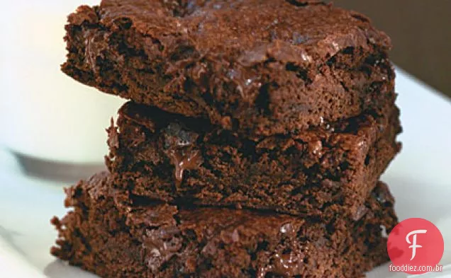 Mocha-Chocolate Escuro Pedaço Brownies
