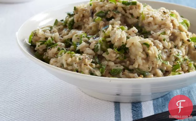 Risoto De Berinjela Grelhada