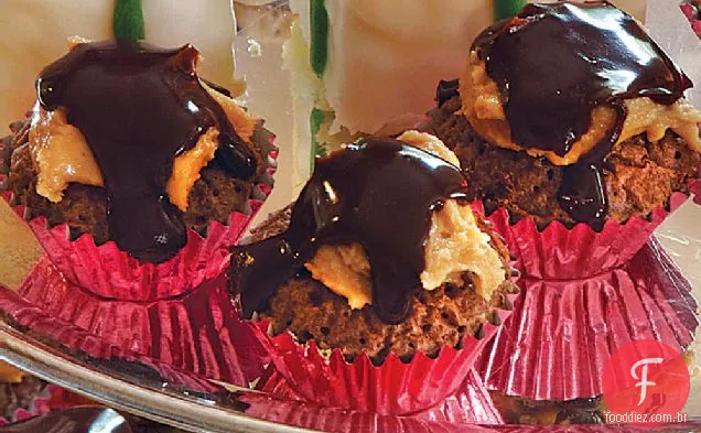 Buckeye Brownie Cups