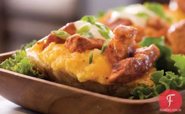 Frango De Búfalo Batatas Assadas Duas Vezes