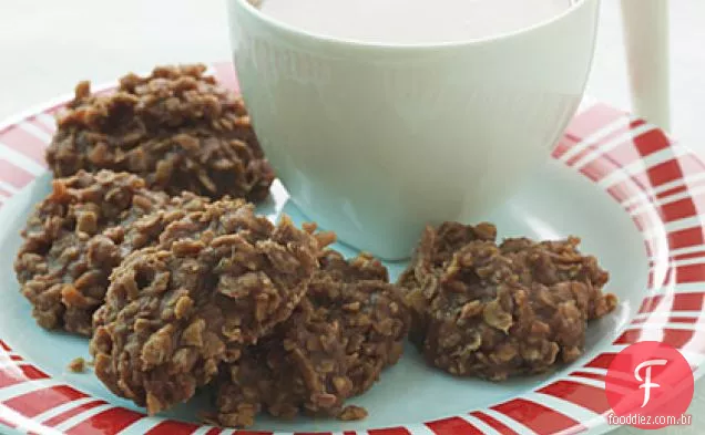 Não-Assar Chocolate-Biscoitos De Aveia