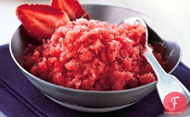 Granita De Morango Fresco