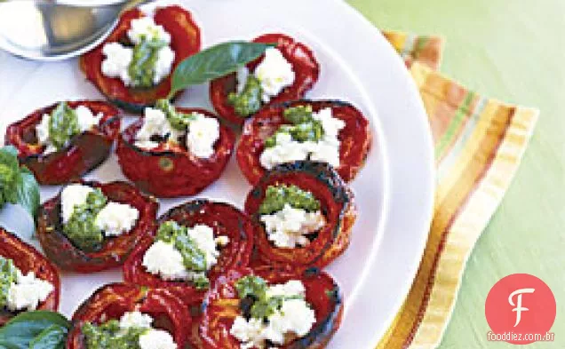 Tomates De Ameixa Assados No Forno