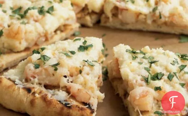 Pizza De Camarão Grelhado