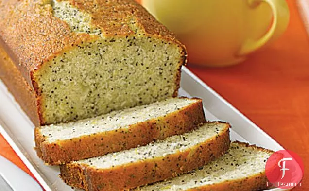 Pão De Chá De Sementes De Papoula De Limão