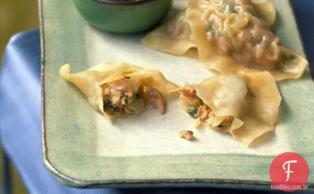 Bolinhos de porco e Kimchi