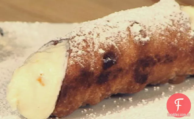 Chocolate Chip-Cannoli Laranja (Cannoli di Ricotta)