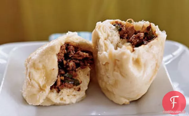 Pãezinhos De Porco Cozidos No Vapor (Char Siu Bao)