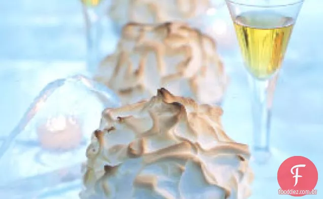 Alaskas Assadas Com Framboesa De Chocolate Individuais