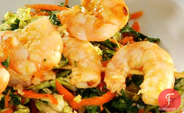 Salada De Camarão Gergelim