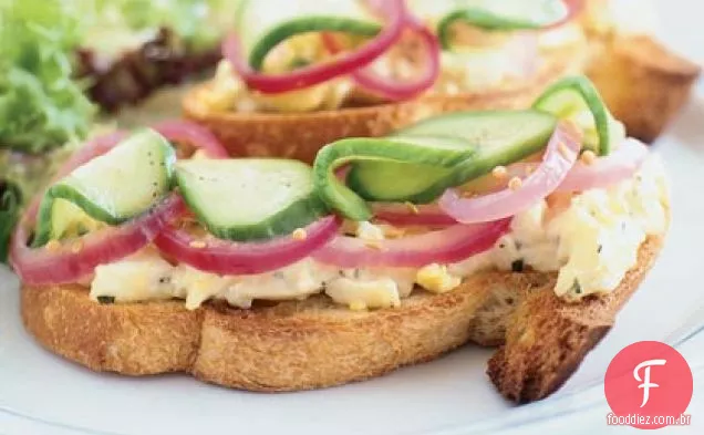 Sumptuosa Salada De Ovos Sanduíches