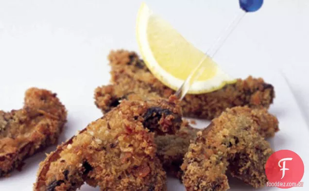 Cogumelos Portabella Fritos