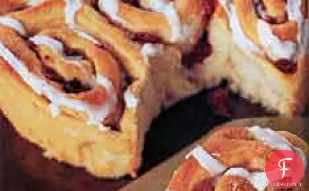 Pãezinhos Canela Cranberry