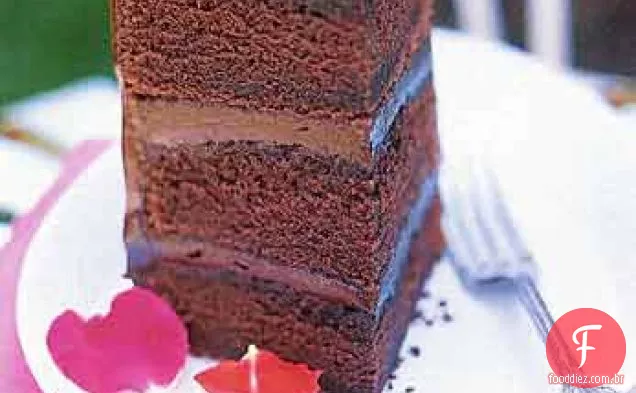 Bolo De Ganache De Chocolate