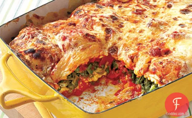 Lasanha De Ravioli Durante A Semana