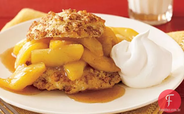 Maçãs Frescas Foster Shortcake