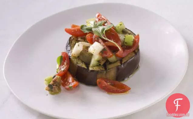 Berinjela Grelhada Com Salsa Caponata