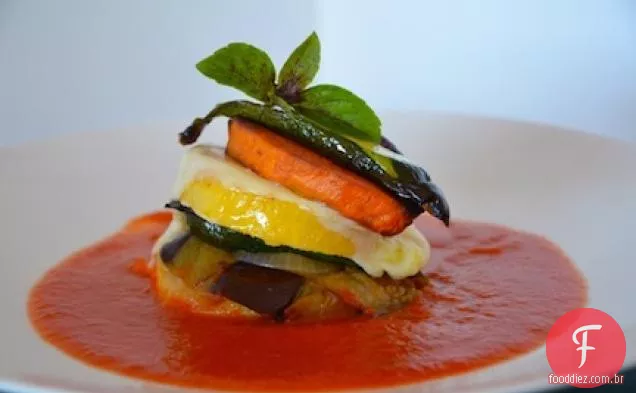 Legumes Assados Com Polenta