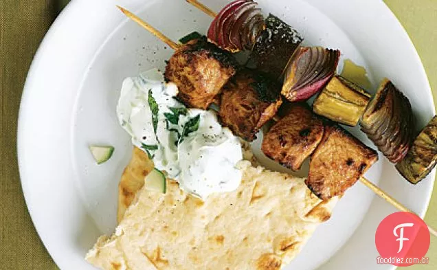 Kebabs De Porco Marroquinos