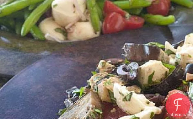 Salada Grelhada De Berinjela E Tomate