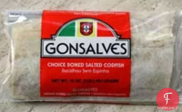 Ensopado Português de bacalhau salgado (bacalhau)