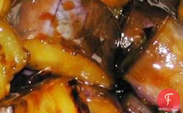 Berinjela Chinesa Quente E Azeda