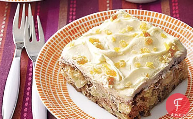Bolo De Lanche De Maçã E Gengibre