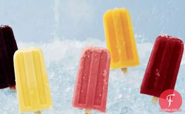 Framboesa-Laranja Fruta Pops