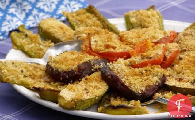 Legumes Assados Com Migalhas De Pão