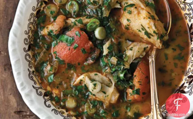 Ensopado Brasileiro De Bacalhau Salgado