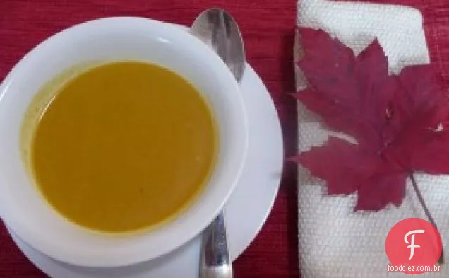 Semana Da Abóbora: Sopa De Abóbora Com Curry